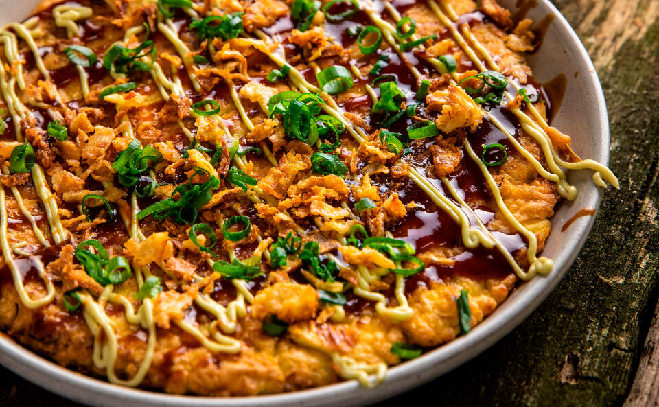 Okonomiyaki Kansai-Style