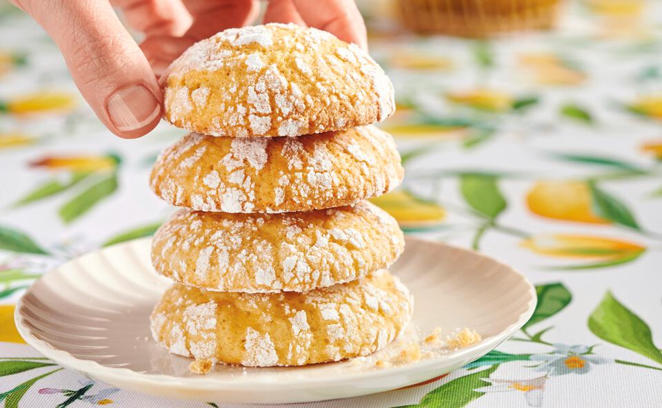 Lemon Crinkle Cookies