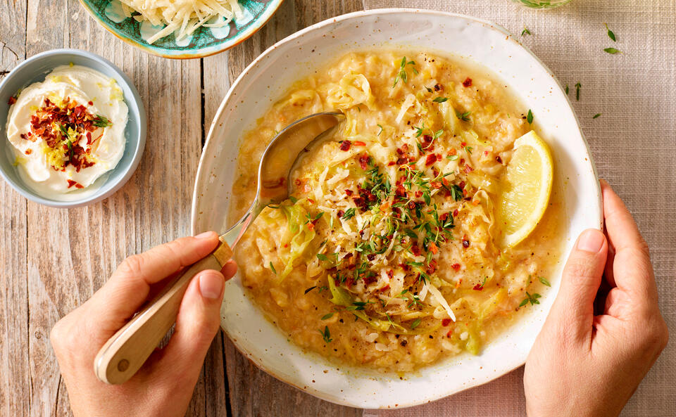 Parmesan-Krautsuppe