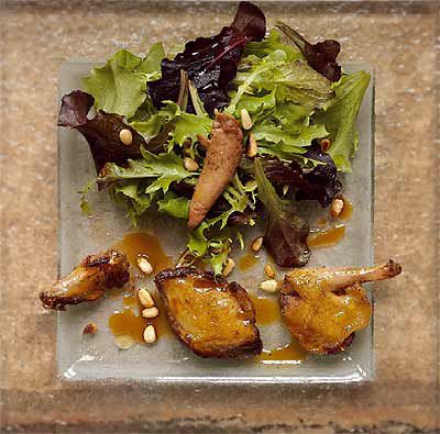 Salade de pigeon d´anjou (Anjou Taubensalat)