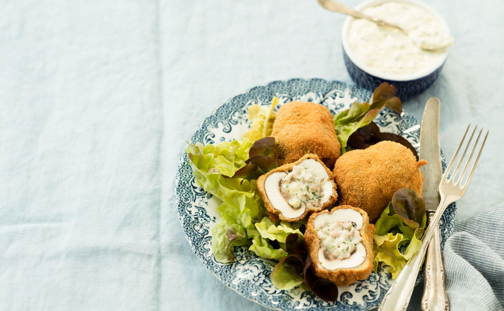 Champignons mit Schinken-Käsefülle • Rezept • GUSTO.AT